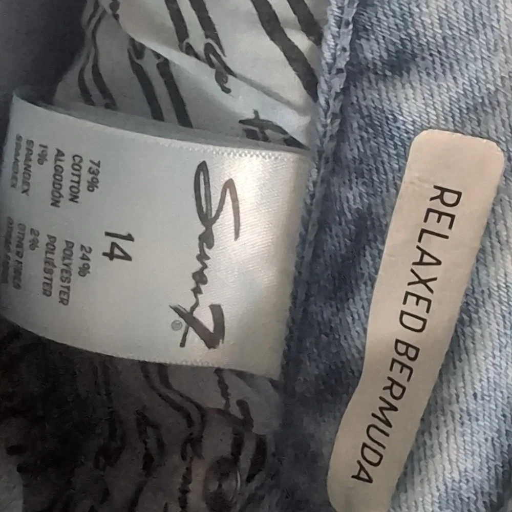 NWOT Size 14 - Seven 7 Denim Relaxed Bermuda Jean Shorts